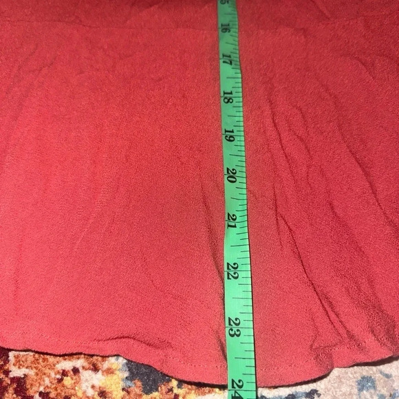 Mossimo Supply Pink Shirt Crisscross V-neck Sz XXL - Picture 8 of 8